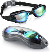 Anti-Fog Unisex Swim Goggles with Protective Case- 3 Colors